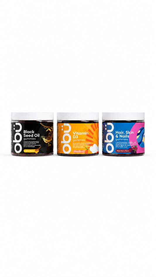 Radiance Boost Kit (Hair & Nail + Black Seed Oil + Vitamin D3)