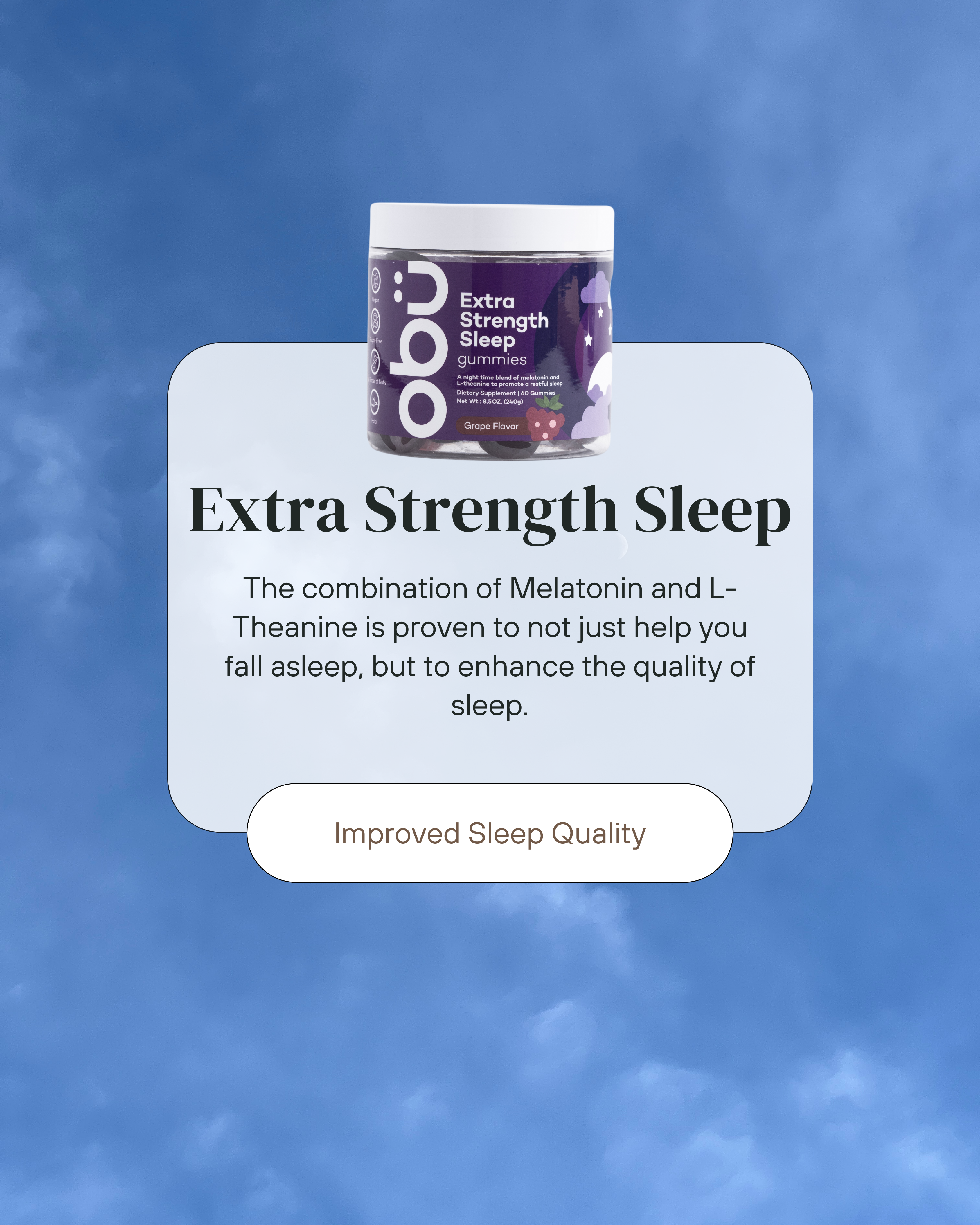 حلوى النوم OBU Extra Strength