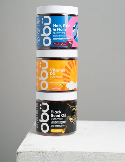 Radiance Boost Kit (Hair & Nail + Black Seed Oil + Vitamin D3)